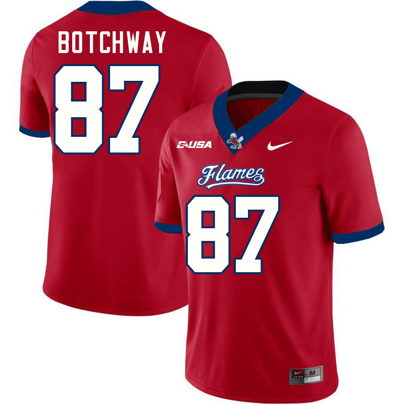 Liberty Flames #87 Caleb Botchway College Football Jerseys Stitched-Red